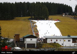 ساخت پیست اسکی مصنوعی در آلمان