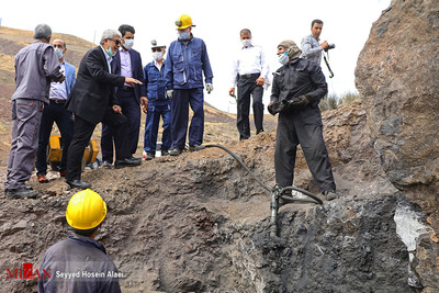 بازدید معاون قضایی دادستان کل کشور از شرکت تامین سنگ منگنز فولاد ایران