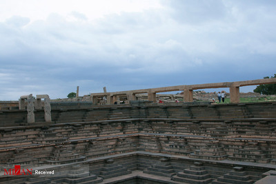 قنات باستانی هامپی واقع شده در شهر هوساپه ته ،کشور هند.