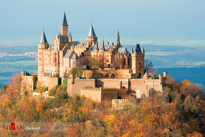 قلعه هوهنزولرن واقع در کشور آلمان ساخته شده قرن 11 میلادی. 