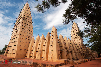مسجد جامع بوبودیولاسو - غرب آفریقا - قدمت یک قرن