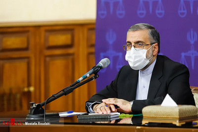 غلامحسین اسماعیلی سخنگوی قوه قضاییه در جلسه جریان آخرین وضعیت اجرای مصوبات سفر‌ در استان‌ها