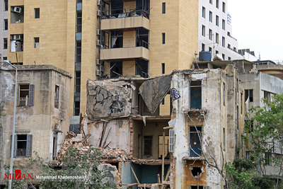 تصاویر اختصاصی میزان از مناطق تخریب شده‌ی بیروت - بیروت پس از انفجار
