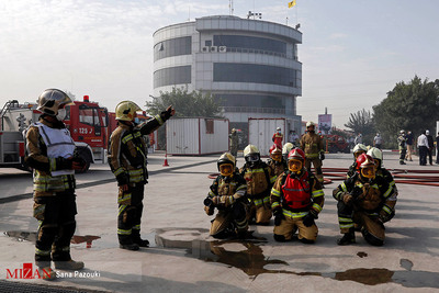 رونمایی از تجهیزات جدید مرکز آموزش سازمان آتش نشانی