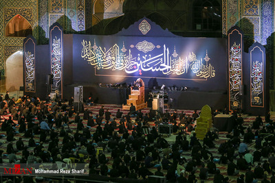 مراسم عزاداری محرم در هیئت دانش آموزی باران اصفهان