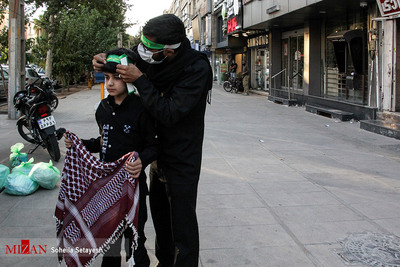 مراسم بیرق کشی در شیراز