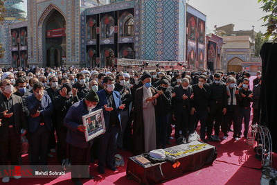 مراسم تشییع پیکر مرحوم روح الله حسینیان
