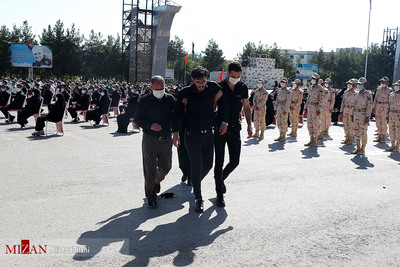 تشییع پیکر سرباز شهید «سعید رحمانی جمعی» مرزبان نیروی انتظامی در مشهد مقدس 