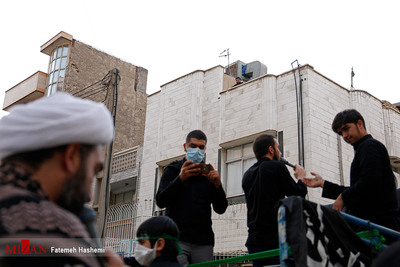 عزاداری ماه محرم در کوچه‌های شهر - تهران