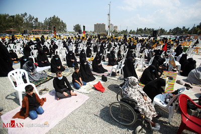 مراسم عزاداری عاشورای حسینی (ع) در شهر ساحلی بندرگز استان گلستان