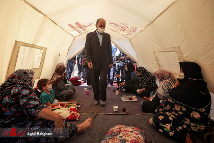 بازدید استاندار گلستان از مناطق زلزله زده 