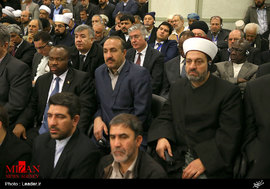 دیدار جمعی از مردم و مسئولان نظام و مهمانان کنفرانس وحدت اسلامی با رهبر معظم انقلاب