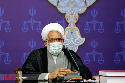 حجت السلام و المسلمین منتظری دادستان کل کشور در جلسه شورای عالی قوه قضائیه