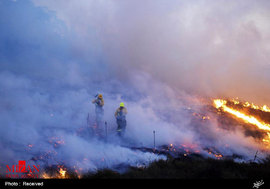 آتش سوزی در شمال اسپانیا