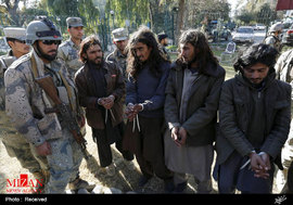 دستگیری طالبان توسط نیروهای مرزی افغانستان