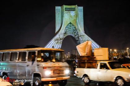 ویدئو مپینگ برج آزادی به مناسبت هفته تهران
