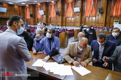 چهارمین جلسه رسیدگی به اتهامات محمد امامی و ۳۳ متهم دیگر پرونده به ریاست قاضی مسعودی مقام