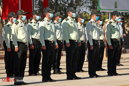 صبحگاه مشترک یگان‌های نیروی انتظامی - کیش