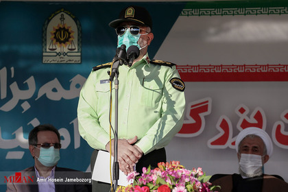 سخنرانی سردارحسین رحیمی رئیس پلیس پایتخت در مراسم صبحگاه مشترک نیروی انتظامی به مناسبت هفته ناجا