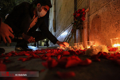 مراسم یادبود دانشجویان جانباخته در حمله تروریستی به دانشگاه کابل - مشهد
