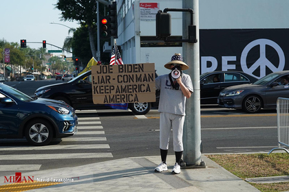 خیابان های لس انجلس در روز انتخابات ریاست جمهوری آمریکا