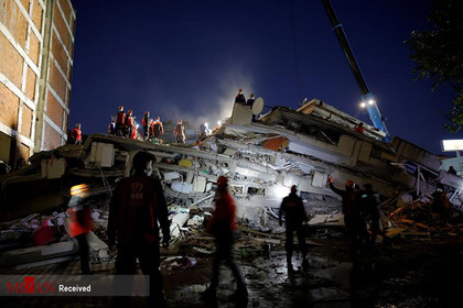 عملیات امداد و نجات در ترکیه در پی زمین لرزه.