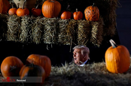 دونالد ترامپ در جشن هالووین.