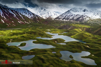 عکس قله لنین در قرقیزستان
