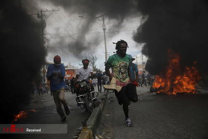 معترضان در هائتی به استعفا ریاست جمهوری این کشور.