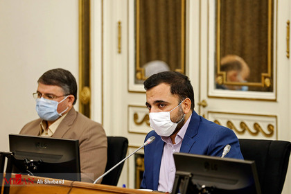 زارع پور رئیس مرکز آماور و فناوری اطلاعات قوه قضاییه در جلسه شورای عالی قوه قضاییه
