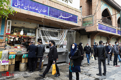 بازدید فرمانده انتظامی تهران بزرگ از بازار تهران
