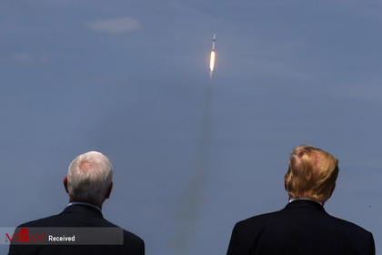 پرتاب موشک در آمریکا.