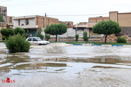 آب گرفتگی و سیلاب در آبادان
