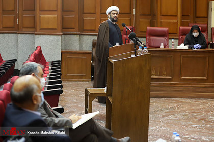نخستین جلسه رسیدگی به اتهامات میر علی اشرف عبدالله پوری حسینی به ریاست قاضی جواهری