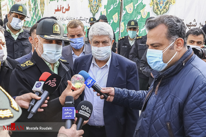 مصاحبه خبرنگاران با سرداررحیمی رئیس پلیس پایتخت در هشتمین مرحله از طرح ظفر پلیس مبارزه با مواد مخدر
