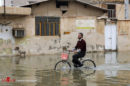 سیلاب و آب گرفتگی بندر امام خمینی (ره)
