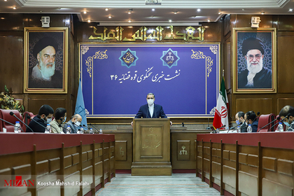 سی و ششمین نشست خبری غلامحسین اسماعیلی سخنگوی قوه قضاییه
