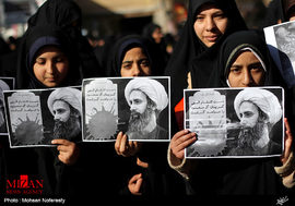 راهپیمایی و اعتراض مردم بیرجند به جنایات آل سعود و اعدام شیخ نمر