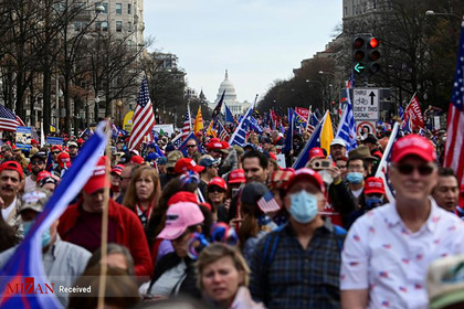 تظاهرکنندگان در آمریکا.