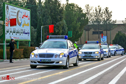 رزمایش طرح ترافیکی زمستانه پلیس راهور - اصفهان
