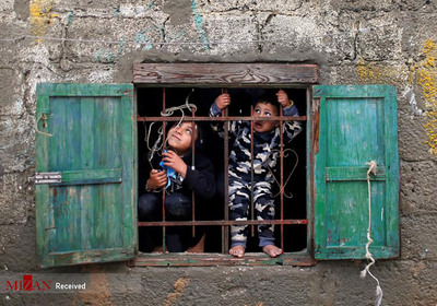 کودکان فلسطینی در غزه.