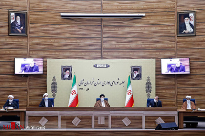 حضور رئیس قوه قضاییه در جلسه شورای اداری استان خراسان شمالی