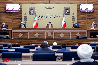 حضور رئیس قوه قضاییه در جلسه شورای اداری استان خراسان شمالی