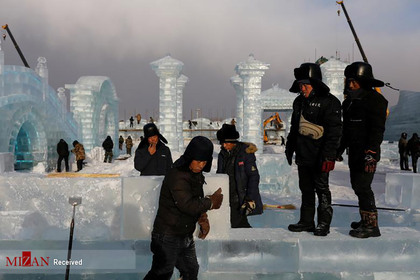 فستیوال مجسمه های یخی در چین.