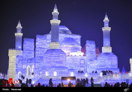 جشنواره‌ای برف و یخ در چین