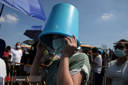 اعتراضات فروشندگان میگو در تایلند.