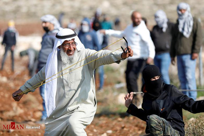 تظاهرکنندگان فلسطینی.