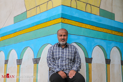 مهدی بهتویی ۵۱ ساله ساکن شهر قزوین ،جانباز ،۱۹ روز فعالیت عمرانی در مناطق سیل زده خوزستان