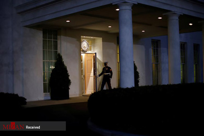 اخرین اقامت ترامپ در کاخ سفید.