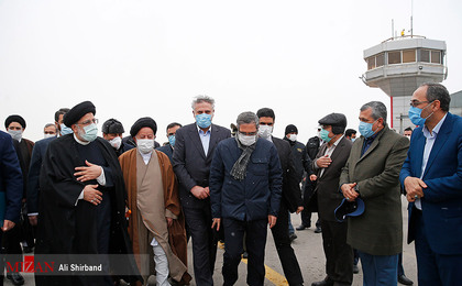 ورود رئیس قوه قضاییه به استان سمنان 